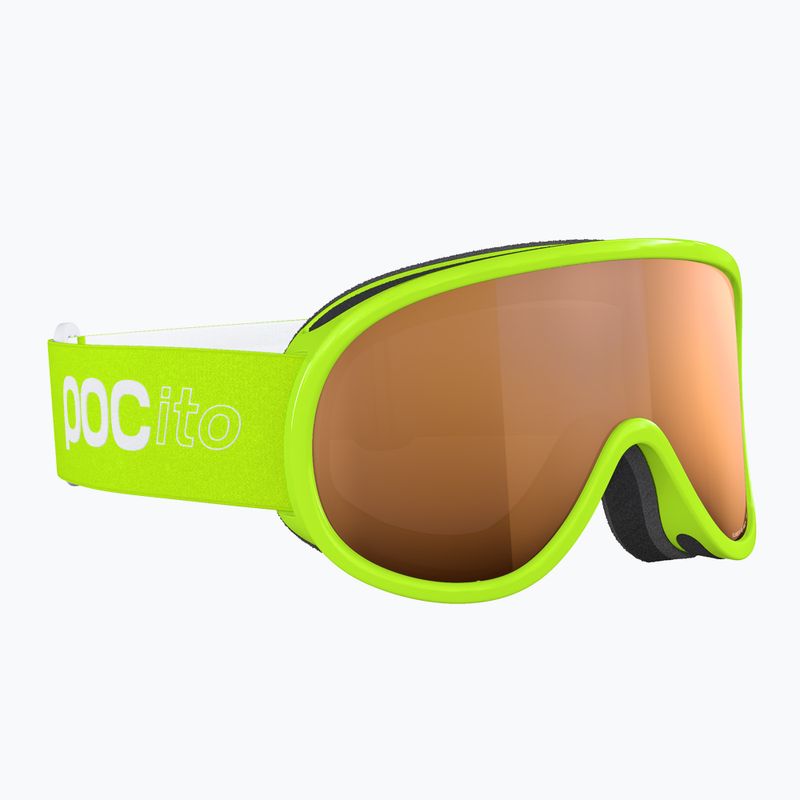 Дитячі гірськолижні окуляри POC POCito Retina Jr S2 fluorescent yellow/green/partly sunny light orange