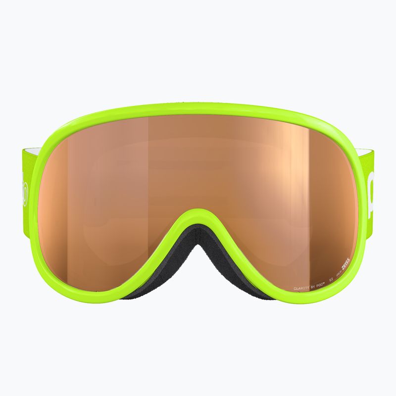 Дитячі гірськолижні окуляри POC POCito Retina Jr S2 fluorescent yellow/green/partly sunny light orange 3