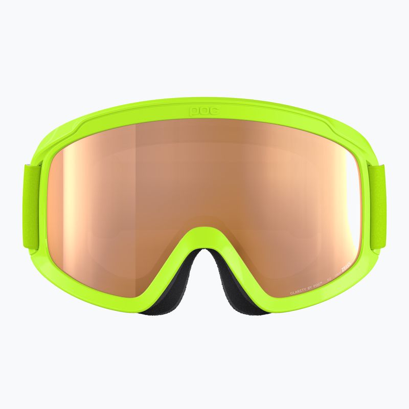 Окуляри гірськолижні дитячі POC POCito Opsin fluorescent yellow/green/partly sunny light orange 2