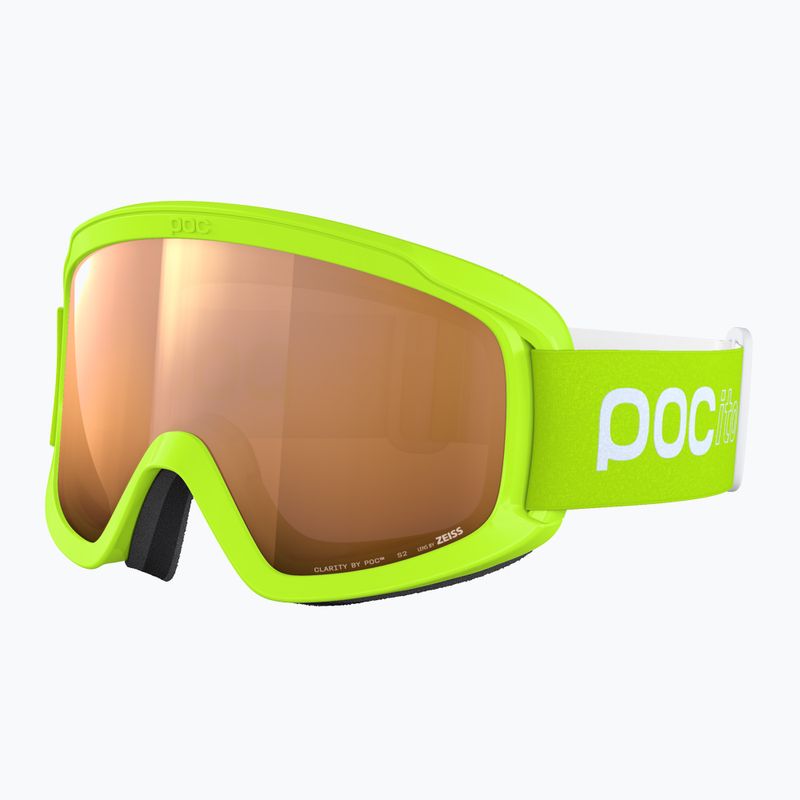 Окуляри гірськолижні дитячі POC POCito Opsin fluorescent yellow/green/partly sunny light orange 4