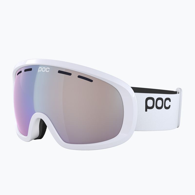 Маска лижна POC Fovea Mid Photochromic uranium white/light pink/sky blue 2