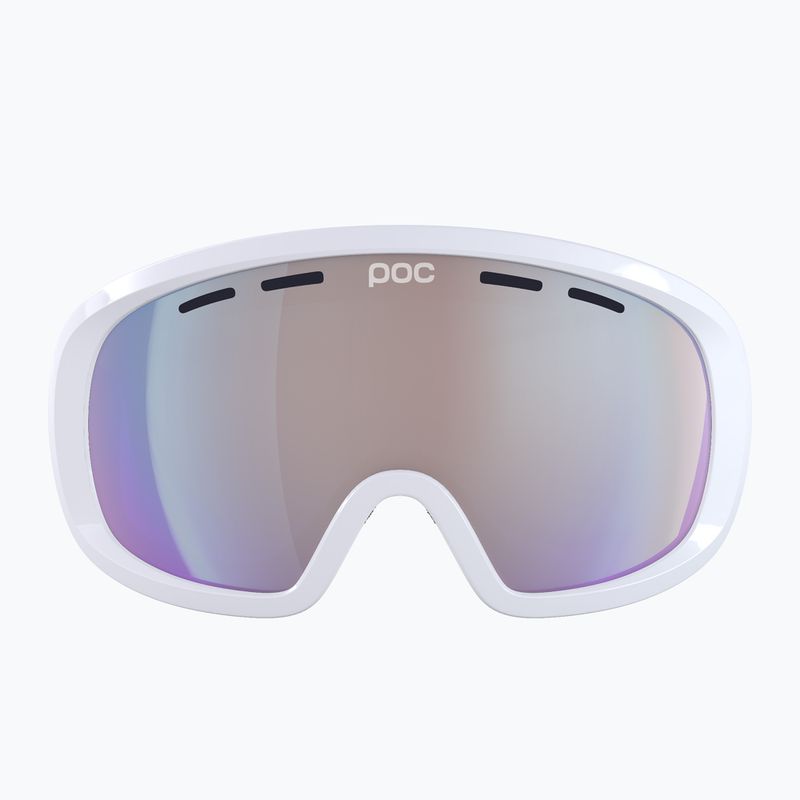 Маска лижна POC Fovea Mid Photochromic uranium white/light pink/sky blue 3