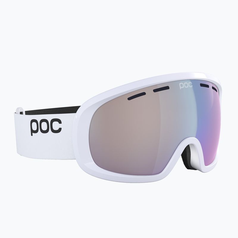 Маска лижна POC Fovea Mid Photochromic uranium white/light pink/sky blue