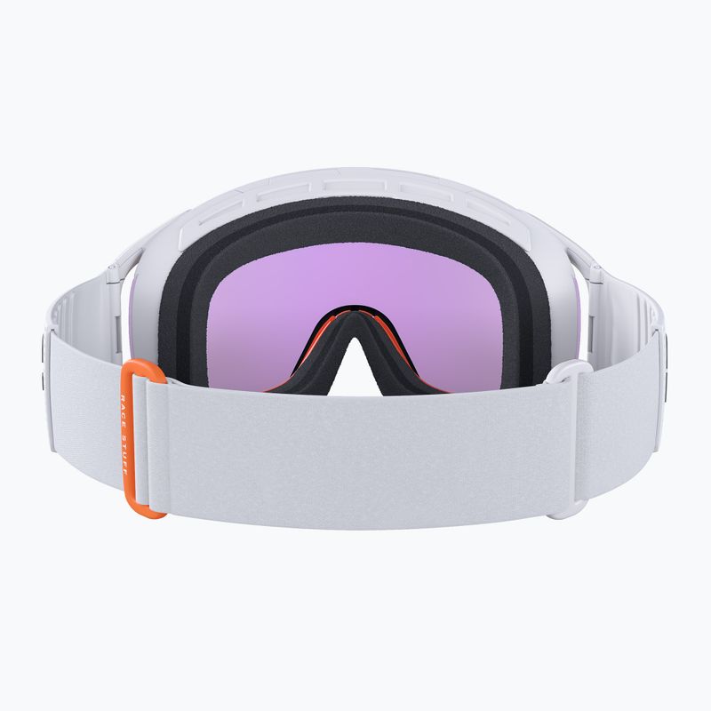 Маска лижна POC Zonula Race hydrogen white/zink orange/partly blue 4