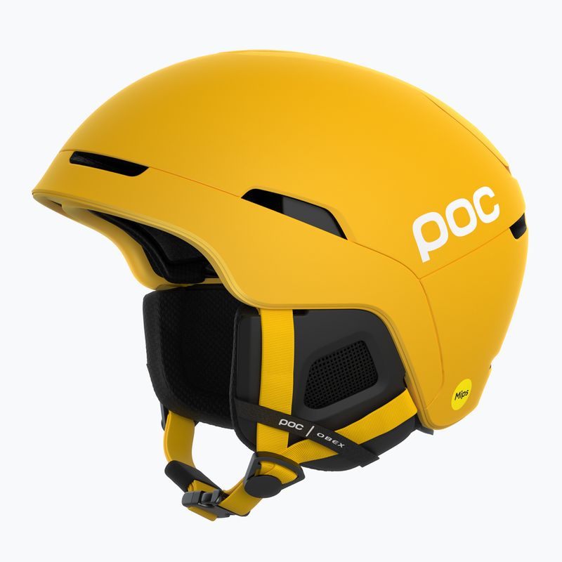 Шолом лижний POC Obex MIPS sulphite yellow matt 6