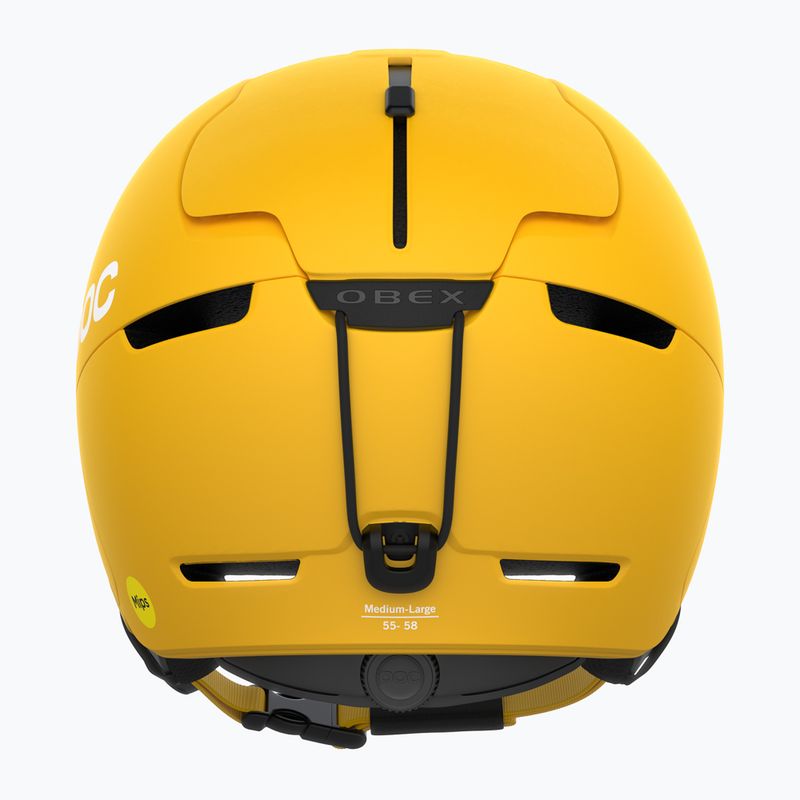 Шолом лижний POC Obex MIPS sulphite yellow matt 9
