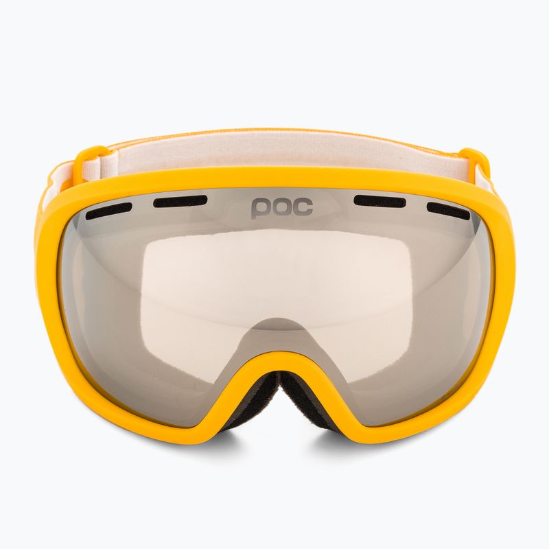 Маска лижна POC Fovea sulphite yellow/partly sunny ivory 2