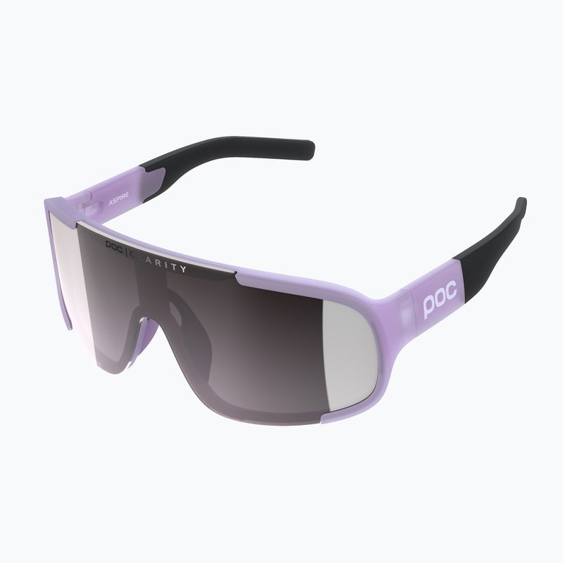 Окуляри велосипедні POC Aspire purple quartz translucent/clarity road silver