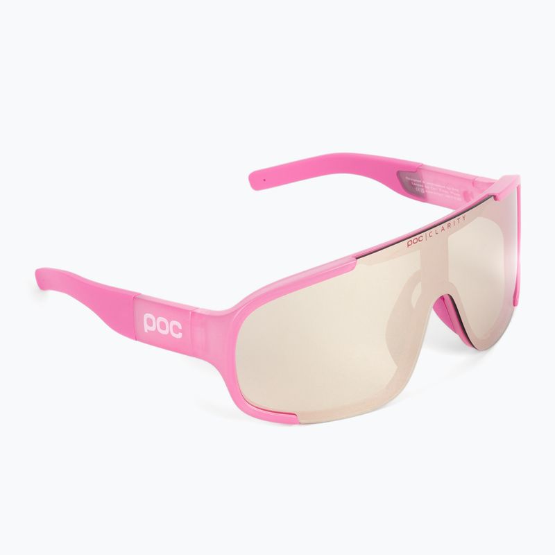 Окуляри велосипедні POC Aspire actinium pink translucent/clarity trail silver