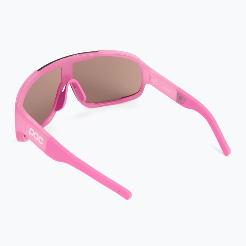 Окуляри велосипедні POC Aspire actinium pink translucent/clarity trail silver 2