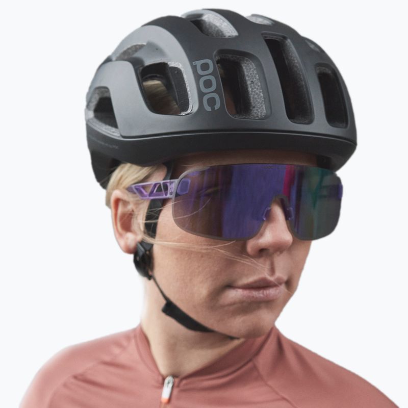 Окуляри велосипедні POC Elicit purple quartz translucent/clarity road silver 7