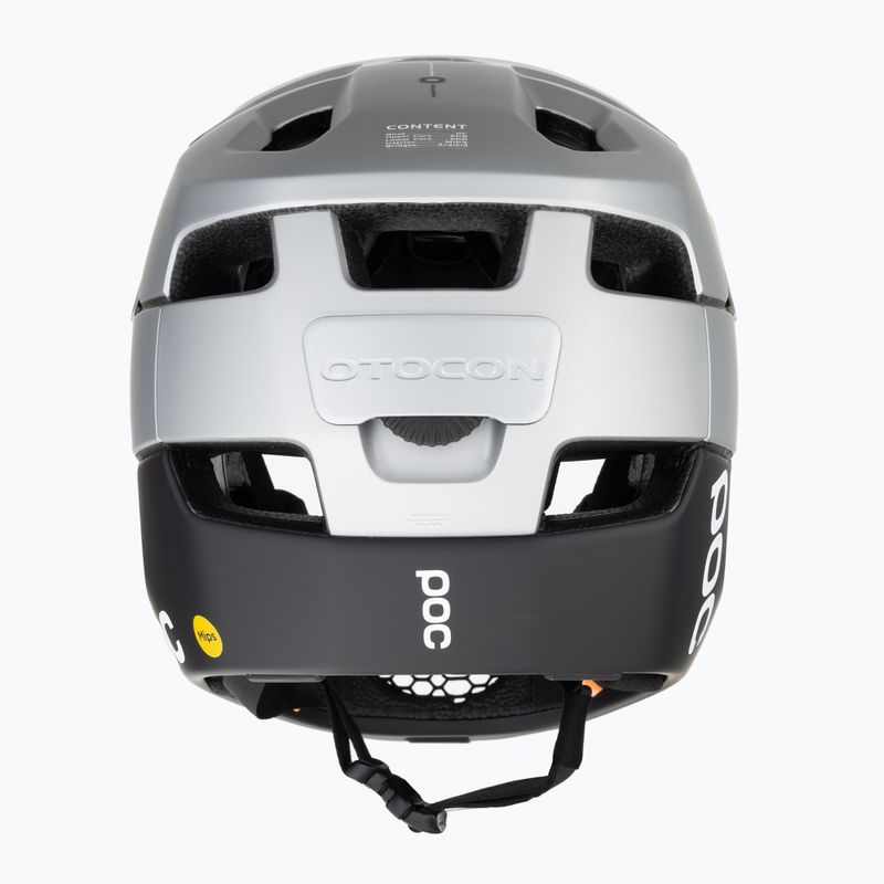 Шолом велосипедний POC Otocon Race MIPS argentite silver/uranium black matt 3