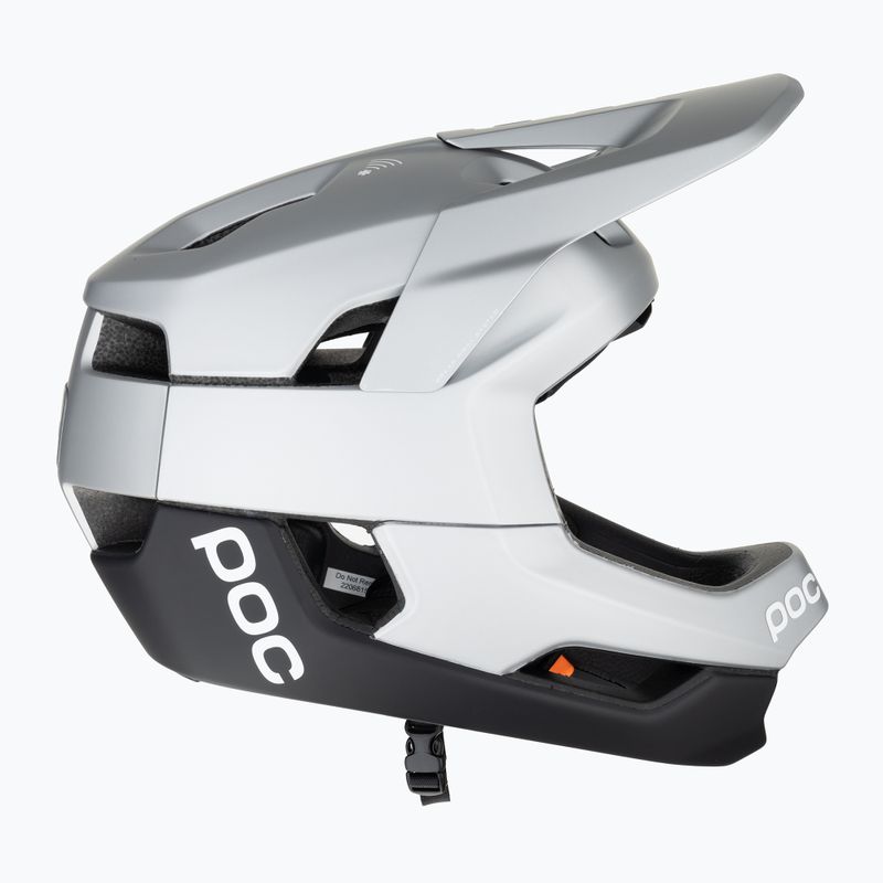 Шолом велосипедний POC Otocon Race MIPS argentite silver/uranium black matt 4