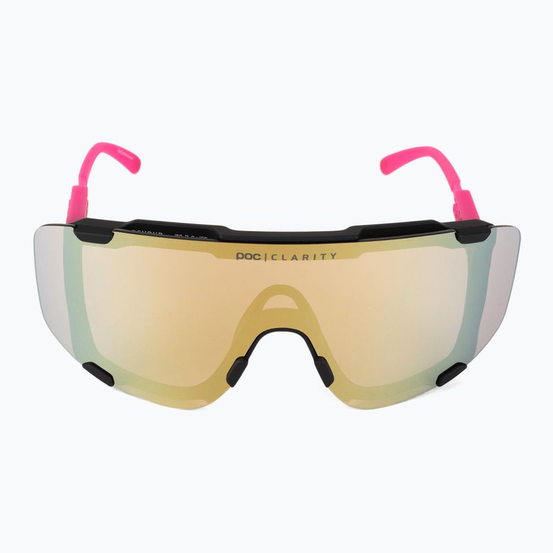 Окуляри велосипедні POC Devour fluo pink/uranium black translucent/clarity road gold 4