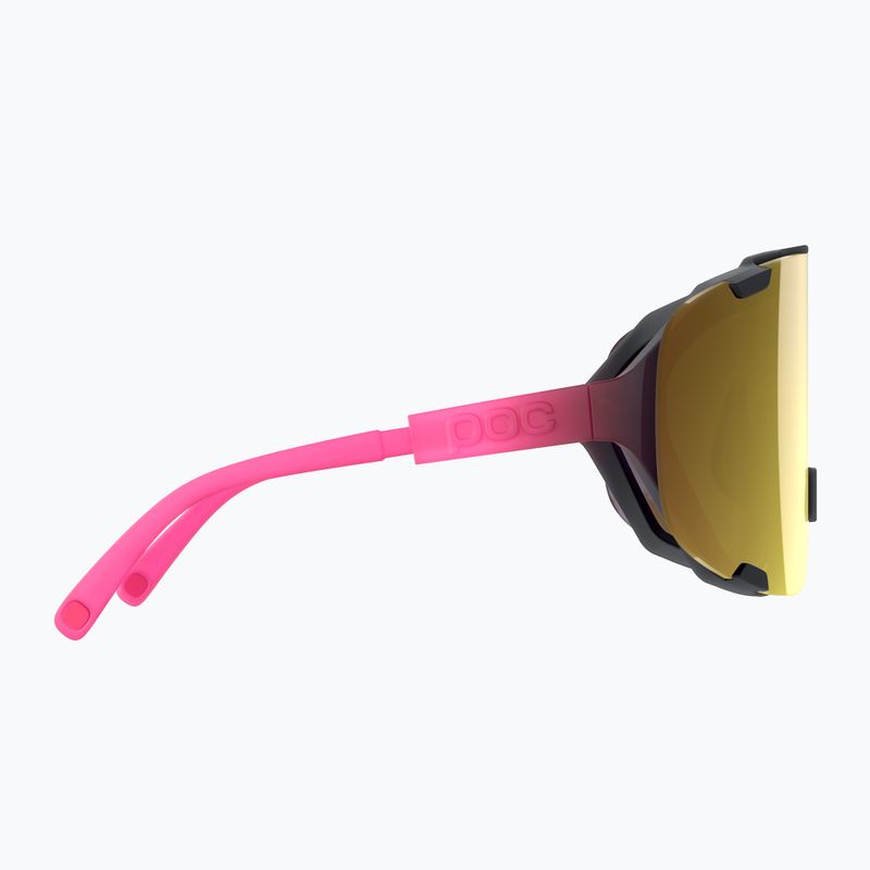 Окуляри велосипедні POC Devour fluo pink/uranium black translucent/clarity road gold 9