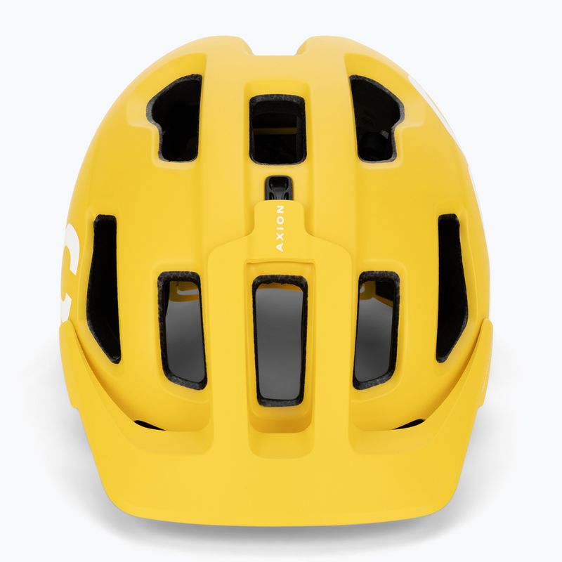 Шолом велосипедний POC Axion Race MIPS aventurine yellow matt 2