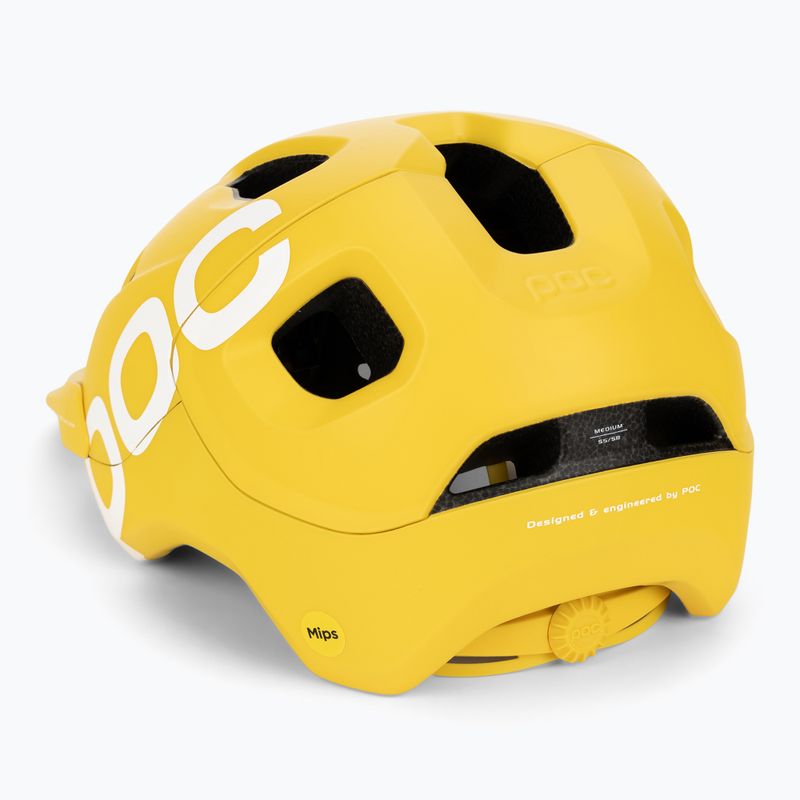 Шолом велосипедний POC Axion Race MIPS aventurine yellow matt 4