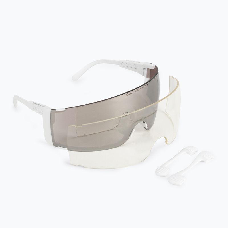 Окуляри велосипедні POC Propel hydrogen white/clarity road silver