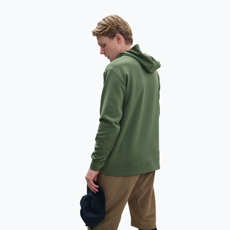 Кофта трекінгова чоловіча POC Poise Hoodie epidote green 2