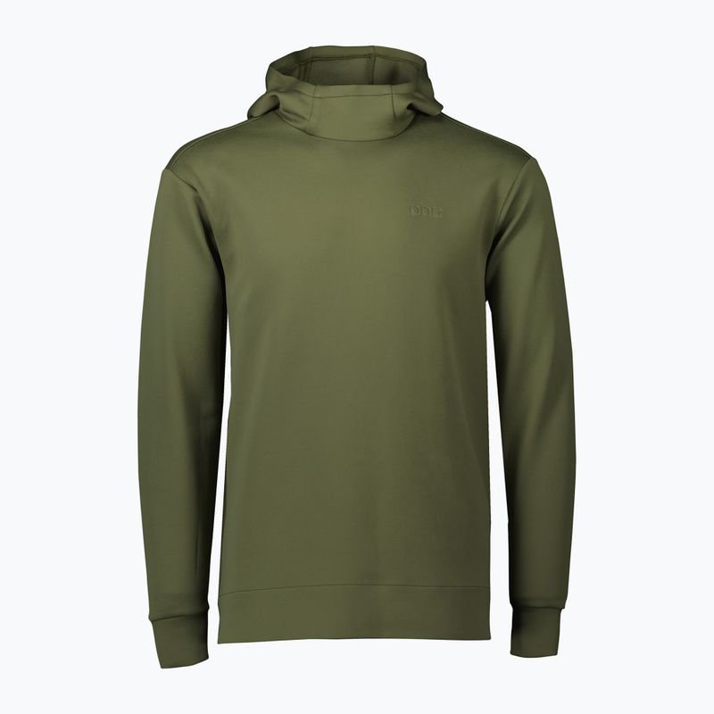 Кофта трекінгова чоловіча POC Poise Hoodie epidote green 4