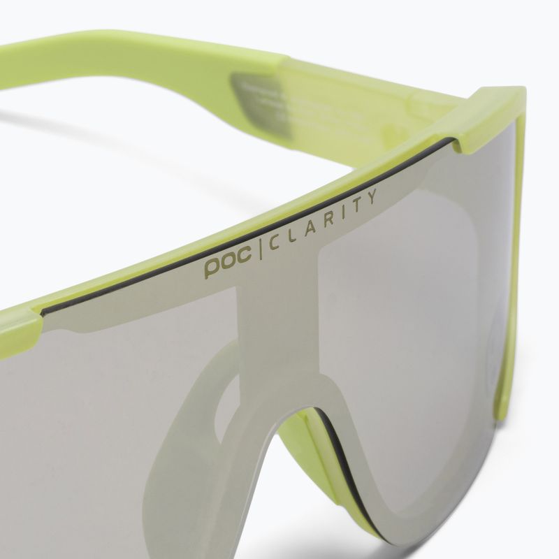 Окуляри велосипедні POC Aspire lemon calcite translucent/clarity define silver 4