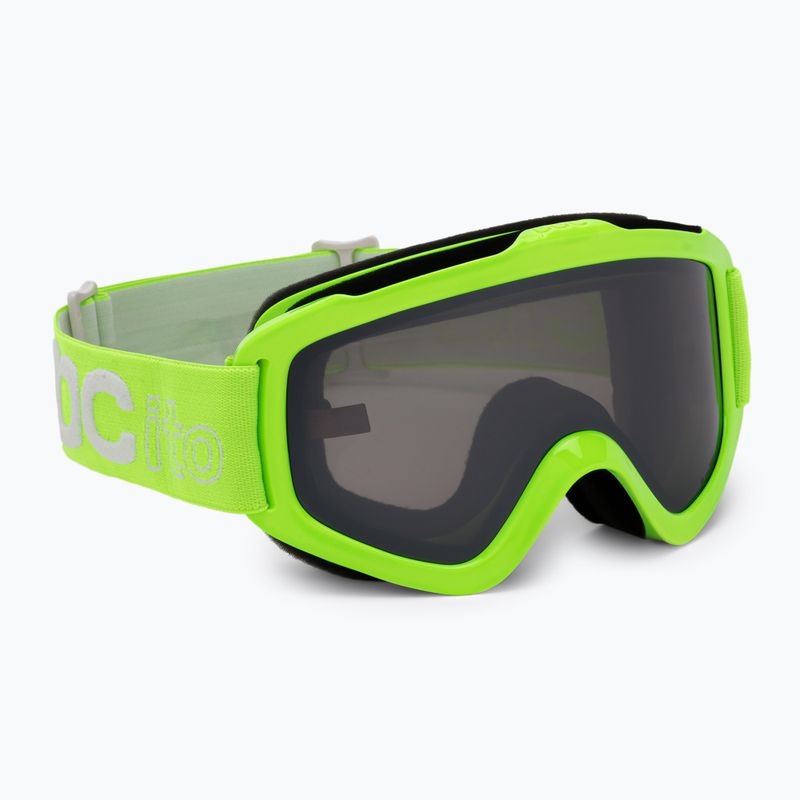 Маска лижна дитяча POC POCito Iris fluorescent yellow/green/clarity pocito
