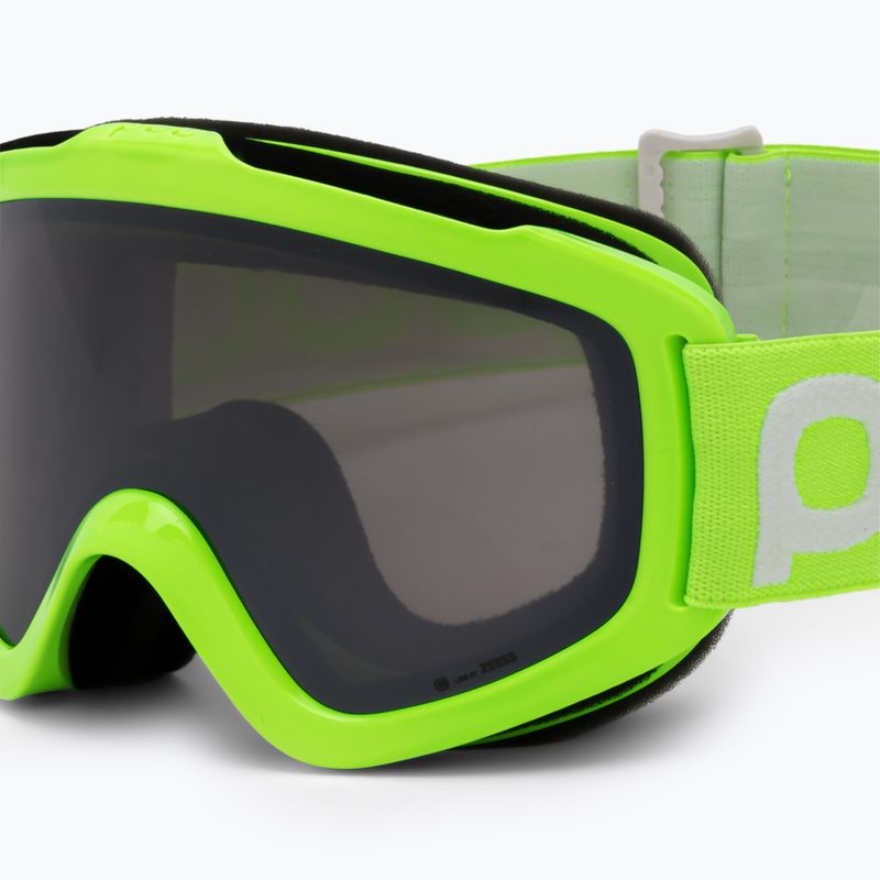 Маска лижна дитяча POC POCito Iris fluorescent yellow/green/clarity pocito 5