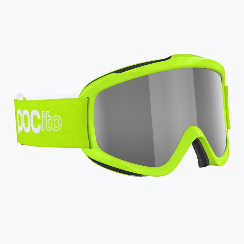 Маска лижна дитяча POC POCito Iris fluorescent yellow/green/clarity pocito 8