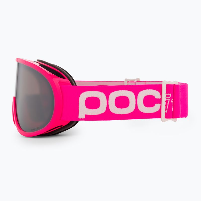 Маска лижна дитяча POC POCito Retina fluorescent pink/clarity pocito 4