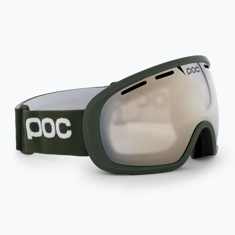Маска лижна POC Fovea Clarity epidote green/clarity define/spektris ivory