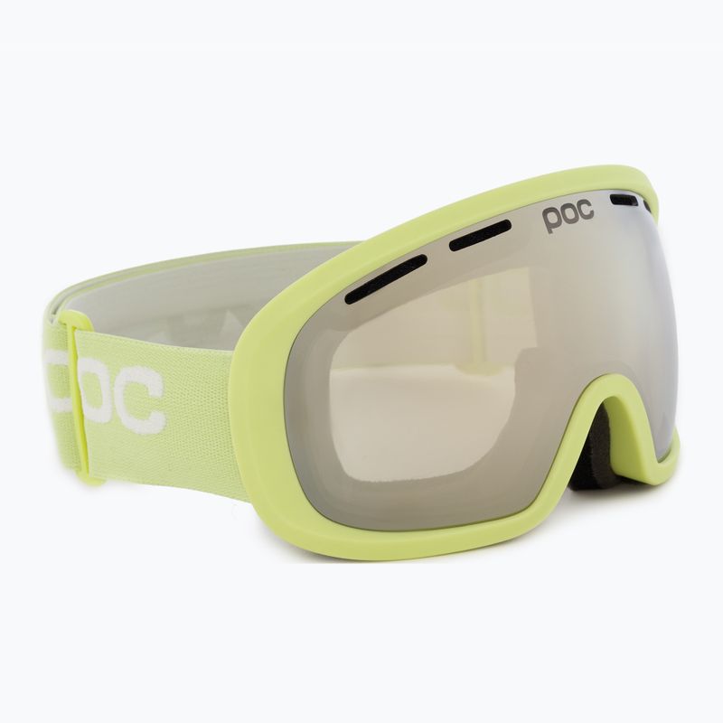 Маска лижна POC Fovea Mid Clarity lemon calcite/clarity define/spektris silver