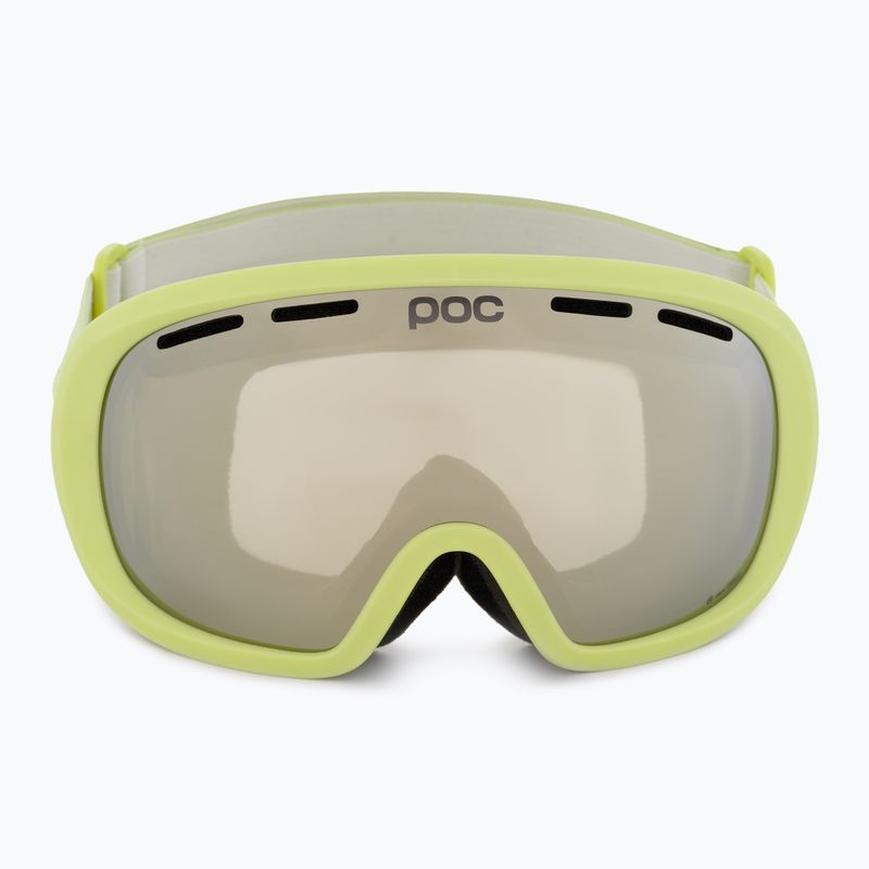 Маска лижна POC Fovea Mid Clarity lemon calcite/clarity define/spektris silver 2