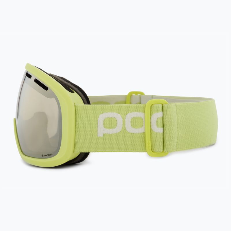 Маска лижна POC Fovea Mid Clarity lemon calcite/clarity define/spektris silver 4