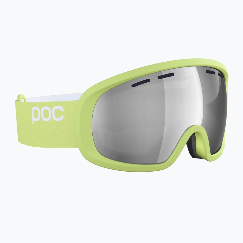 Маска лижна POC Fovea Mid Clarity lemon calcite/clarity define/spektris silver 8