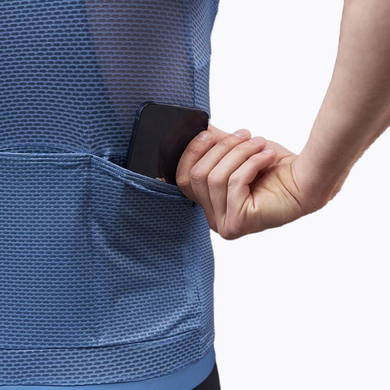 Велофутболка чоловіча POC Air calcite blue/turmaline navy 6