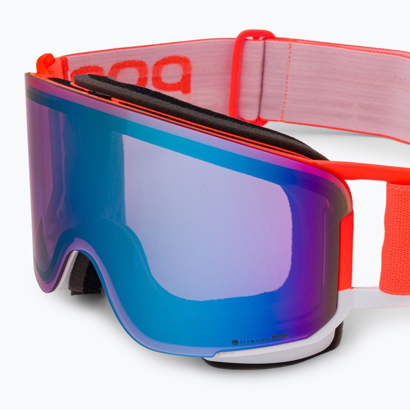 Маска лижна POC Nexal Clarity Comp fluorescent orange/hydrogen white/spektris blue 6