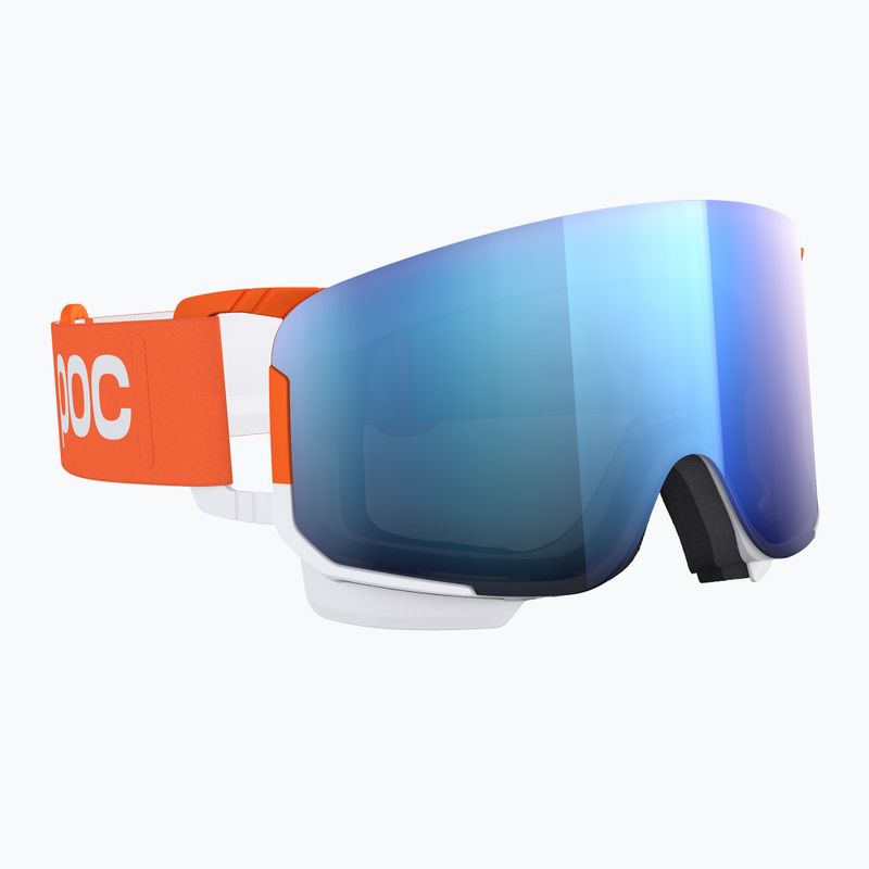 Маска лижна POC Nexal Clarity Comp fluorescent orange/hydrogen white/spektris blue 10
