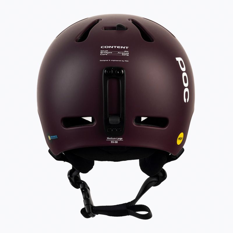 Шолом лижний POC Fornix MIPS garnet red matt 3