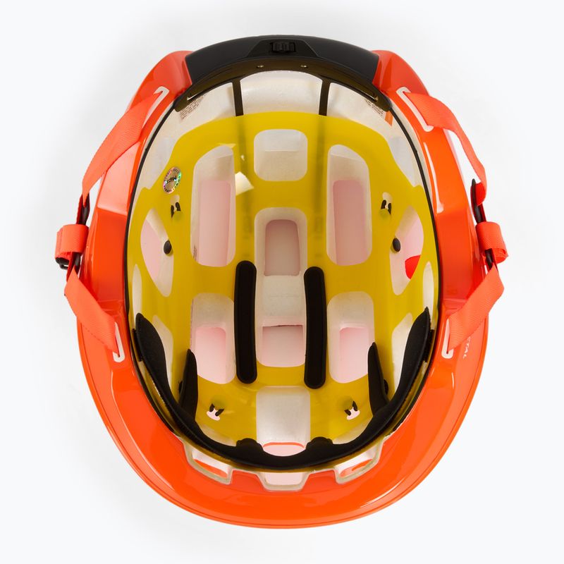Шолом велосипедний POC Octal MIPS fluorescent orange avip 5
