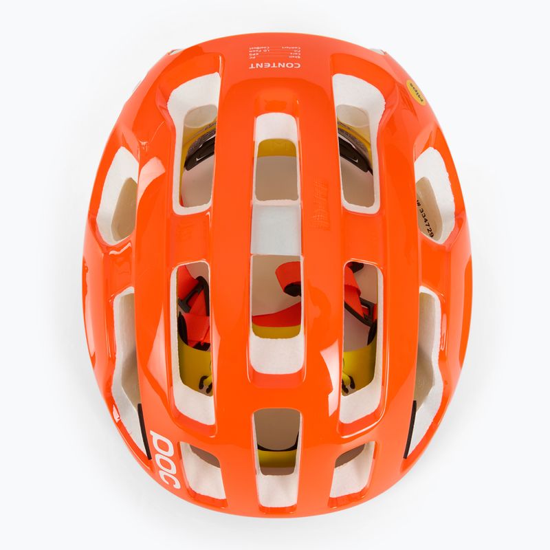 Шолом велосипедний POC Octal MIPS fluorescent orange avip 6