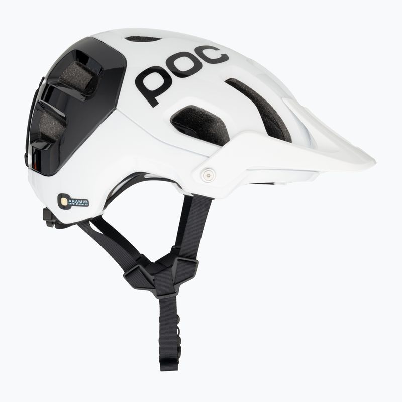 Шолом велосипедний MTB POC Tectal Race MIPS hydrogen white/uranium black 4