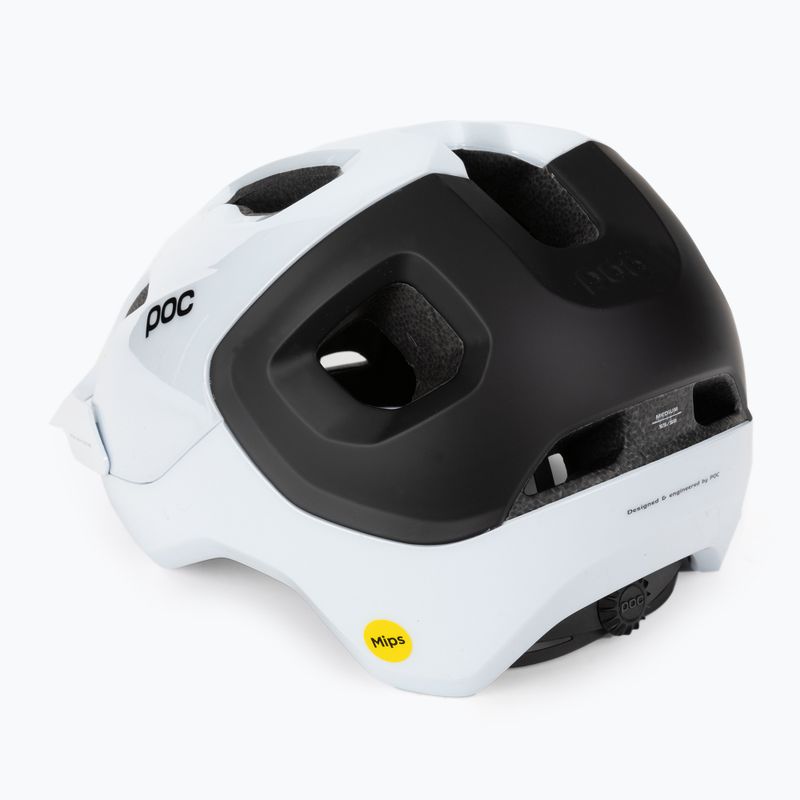 Шолом велосипедний POC Axion Race MIPS hydrogen white/uranium black matt 4