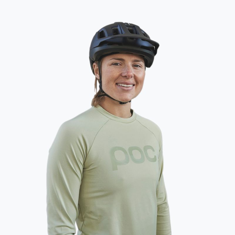 Велосипедний лонгслів жіночий POC Reform Enduro Jersey prehnite green 2