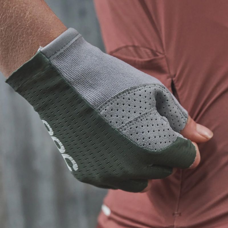 Велосипедні рукавички POC Agile Short epidote зелені 4