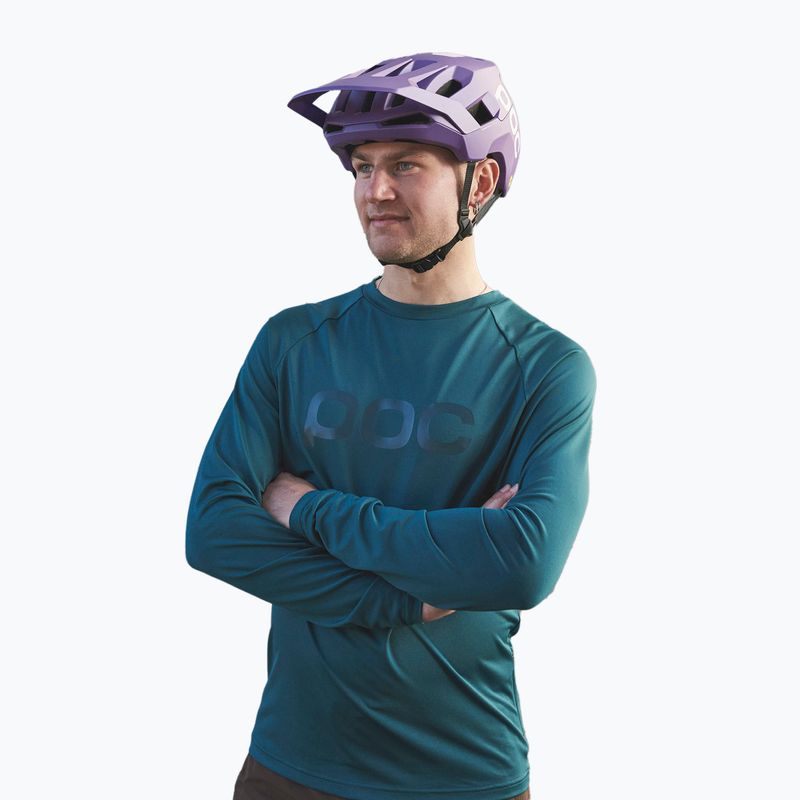 Велосипедний лонгслів чоловічий POC Reform Enduro Jersey dioptase blue