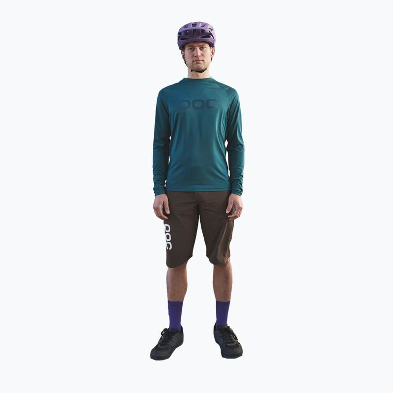 Велосипедний лонгслів чоловічий POC Reform Enduro Jersey dioptase blue 2