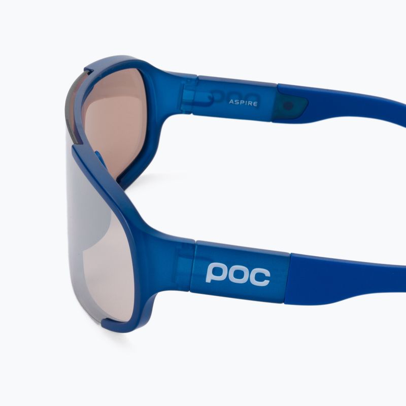 Окуляри велосипедні POC Aspire opal blue translucent/clarity trail silver 4