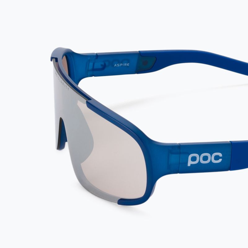 Окуляри велосипедні POC Aspire opal blue translucent/clarity trail silver 5