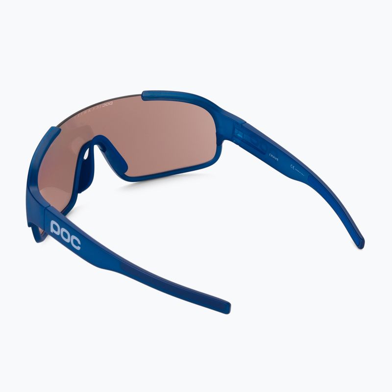 Окуляри велосипедні POC Crave opal blue translucent/clarity trail silver 2