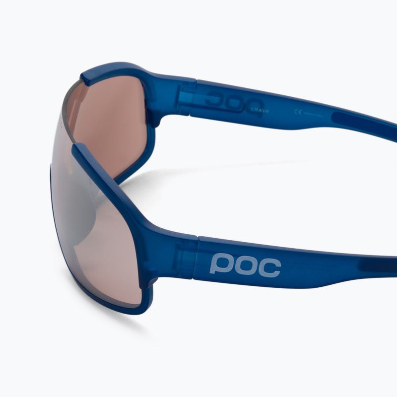 Окуляри велосипедні POC Crave opal blue translucent/clarity trail silver 4